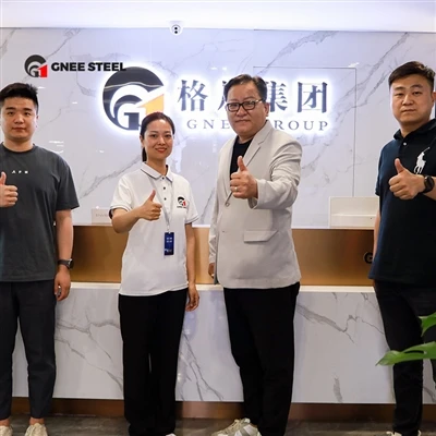 Ordine del cliente coreano di tubi in acciaio LSAW S355J2H da 555 mm